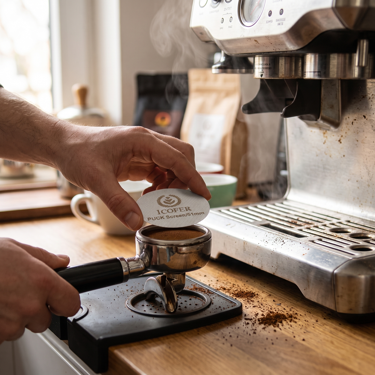 IKAPE V1 Espresso Puck Screen