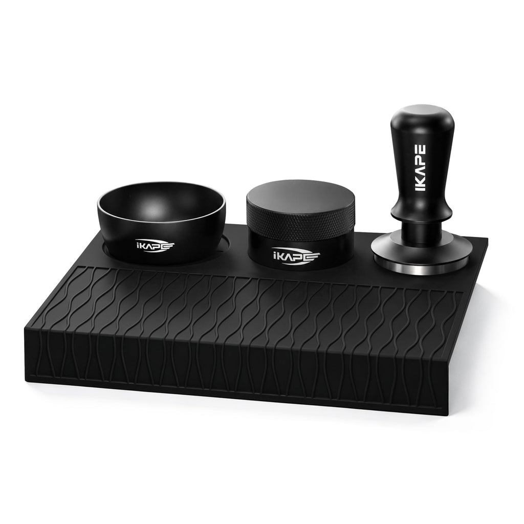 Tamper and Distributor Set - Black or White, for 51mm, 54mm and 58mm portafilters